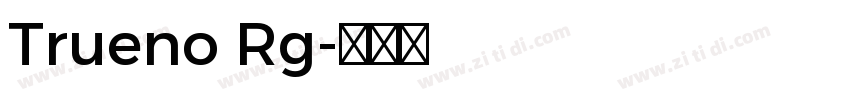 Trueno Rg字体转换